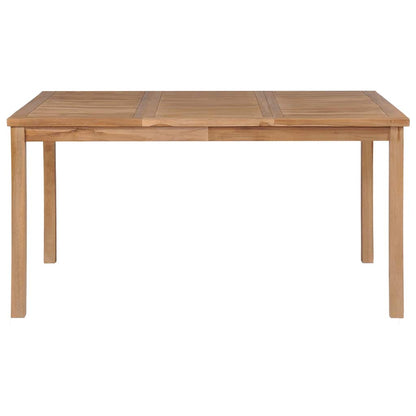 Garden Dining Set | Natural Teak | Solid Teak Wood | 7-Piece Set