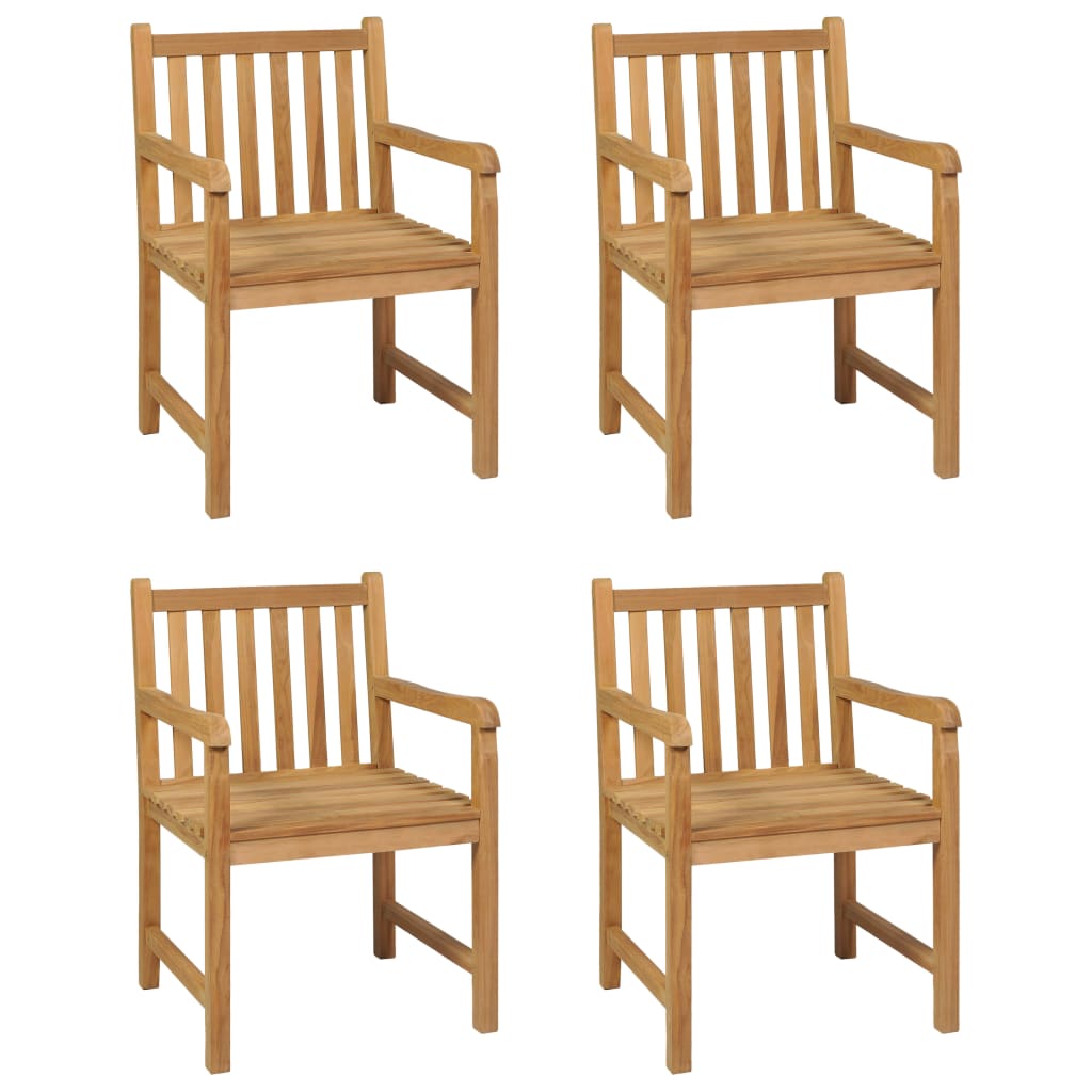 Garden Dining Set | Warm Wood Finish | Solid Teak Wood | Medium | Durable