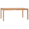 7 Piece Garden Dining Set 180x90 cm Solid Teak Wood