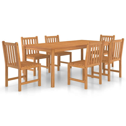 Garden Dining Set | Natural Teak | Large | Seats 7 | Rectangular