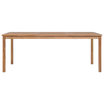 Garden Dining Set | Natural Teak | Large | Seats 7 | Rectangular
