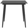 5 Piece Garden Dining Set Black