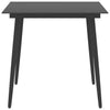 5 Piece Garden Dining Set Black and Brown