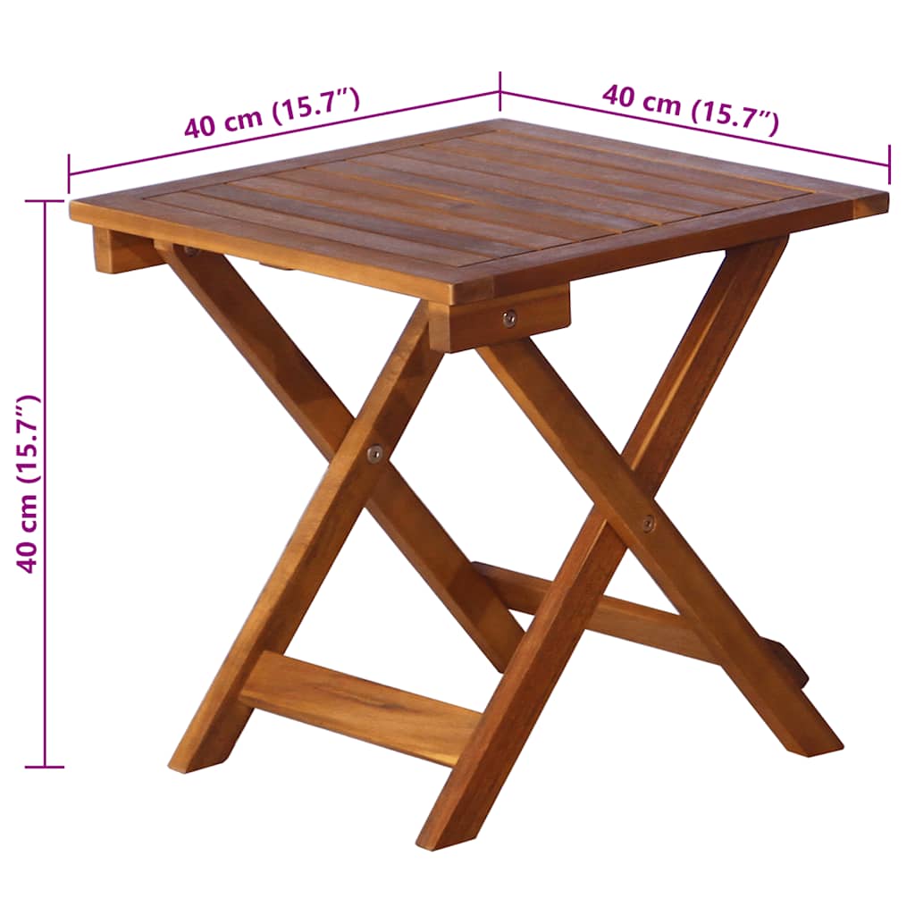Patio Sun Lounger with Table and Cushion Solid Acacia Wood