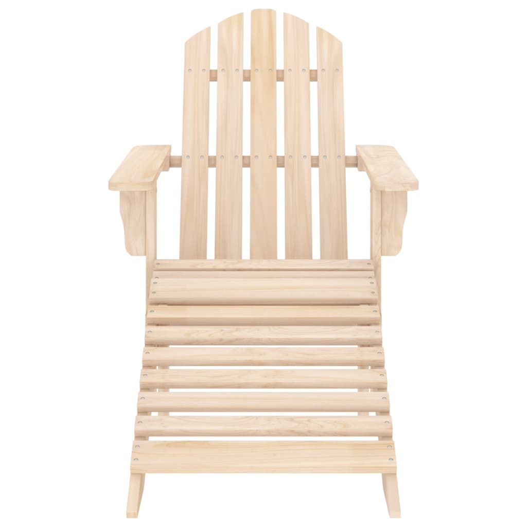 vidaXL Garden Chair Natural wood Solid fir wood Detachable