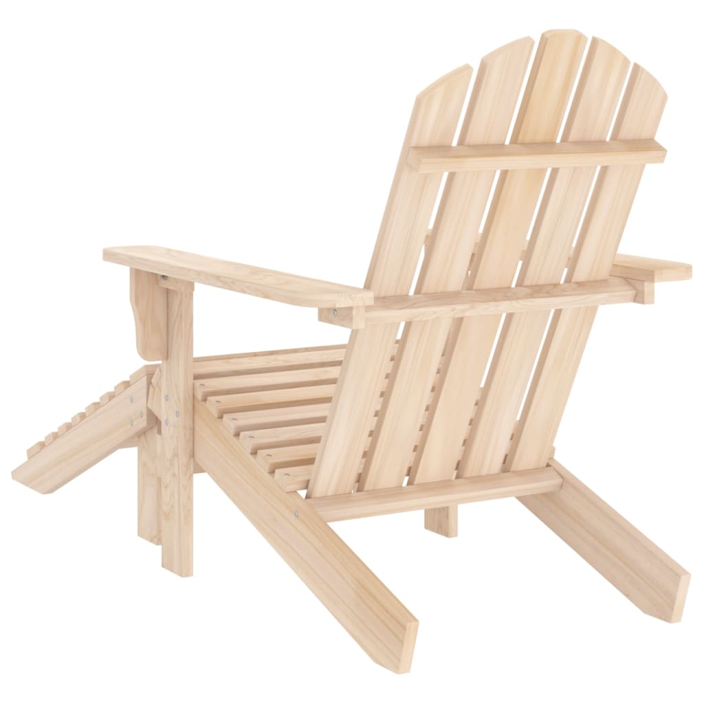 vidaXL Garden Chair Natural wood Solid fir wood Detachable