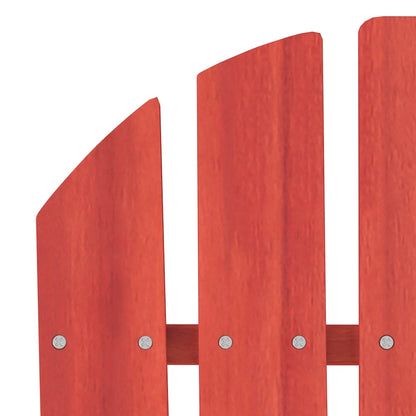 Patio Adirondack Chair Solid Fir Wood Red