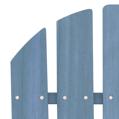 Garden Adirondack Chair Solid Fir Wood Blue