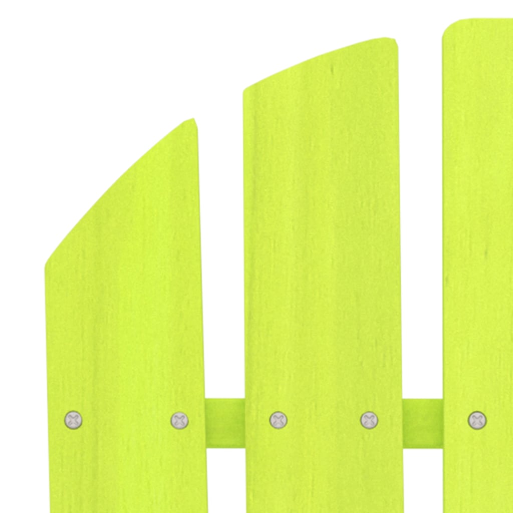 Garden Chair | Green | Solid Fir Wood | Large |  Ergonomic