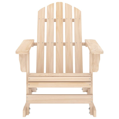 Garden Rocking Chair | Brown | Solid Fir Wood | Medium