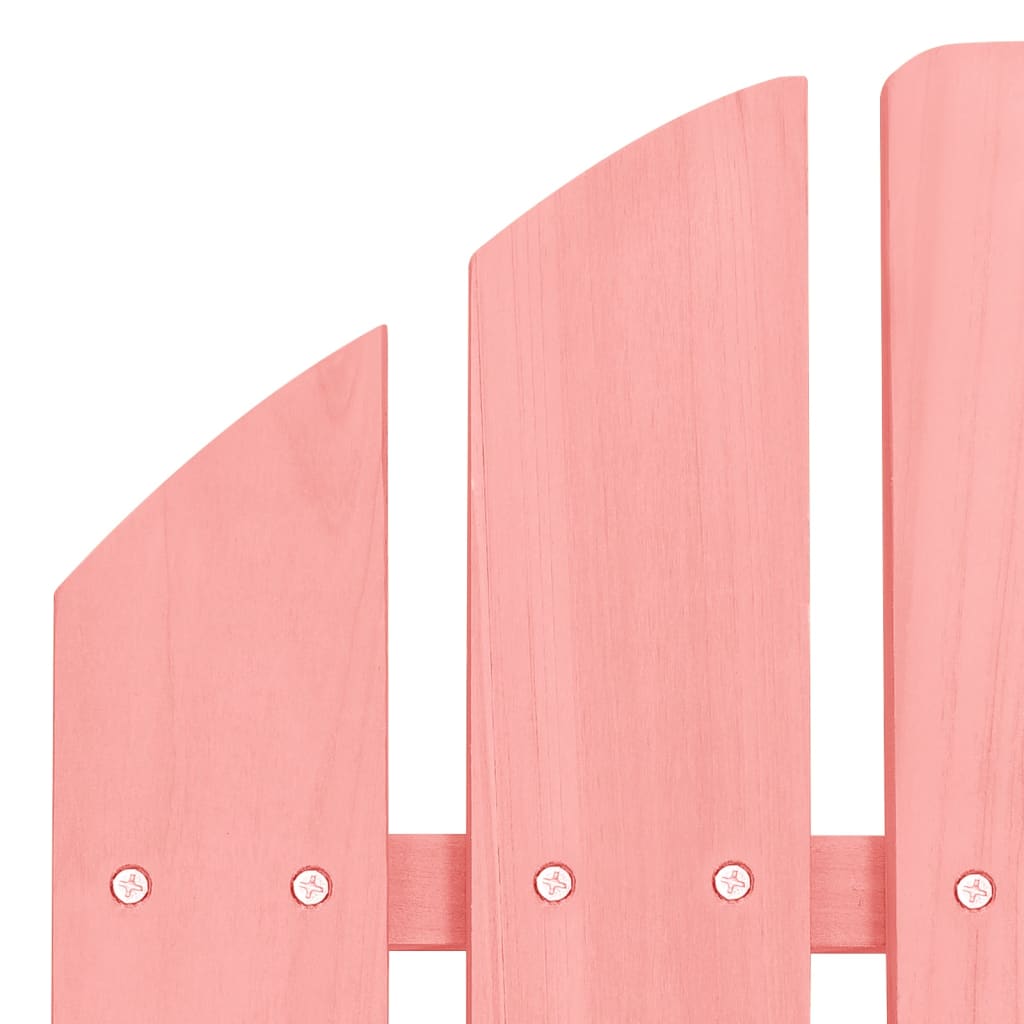 Garden Rocking Chair | Pink | Solid fir wood | Standard