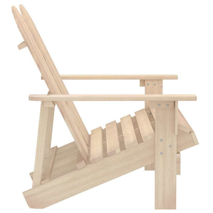 2-Seater Patio Adirondack Chair Solid Wood Fir