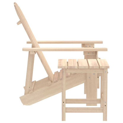 315922 vidaXL Garden Adirondack Chair with Table Solid Fir Wood