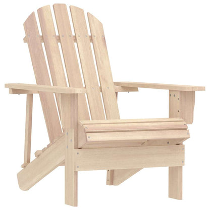 315922 vidaXL Garden Adirondack Chair with Table Solid Fir Wood