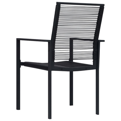 Dining Set | Black | Glass | Large |  Durable  | Garden Dining Set