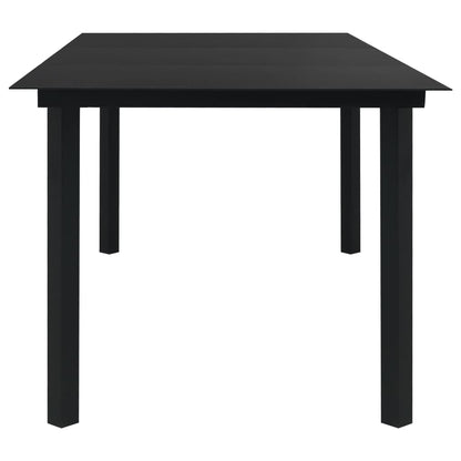 Dining Set | Black | Glass | Large | Seats Many | Garden Dining Set