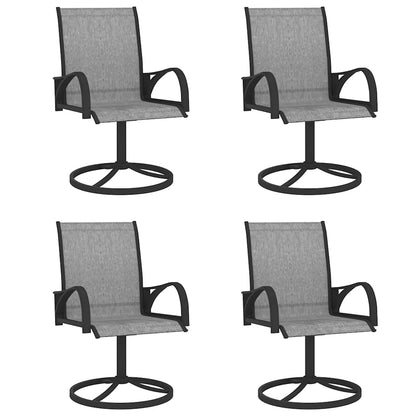 Dining Set | Anthracite Grey | Textilene and Powder-Coated Steel