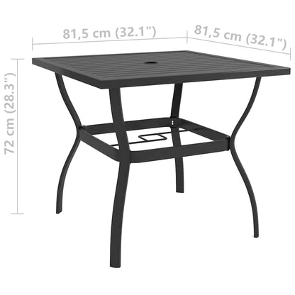 Dining Set | Anthracite Grey | Textilene and Powder-Coated Steel