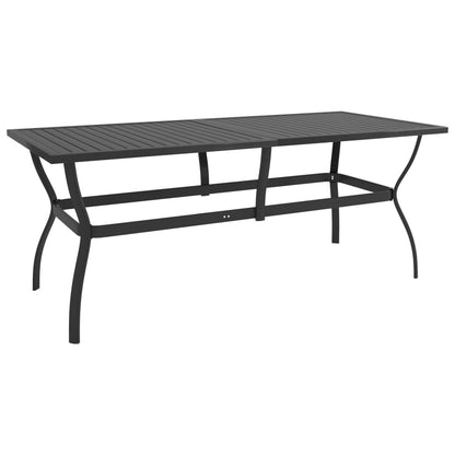 Dining Set | Anthracite, Grey | Powder-coated steel, Textilene