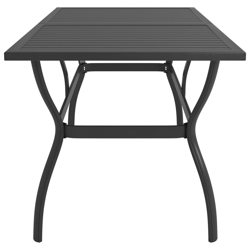 Dining Set | Anthracite, Grey | Textilene, Powder-Coated Steel | Large