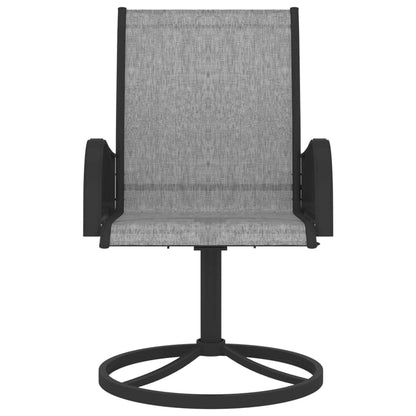 Dining Set | Anthracite, Grey | Textilene, Powder-Coated Steel | Large