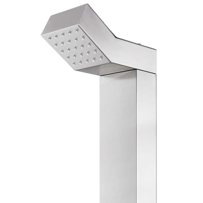 Garden Shower 220 cm Stainless Steel