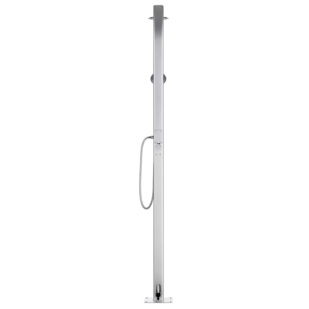 Garden Shower 215 cm Aluminium
