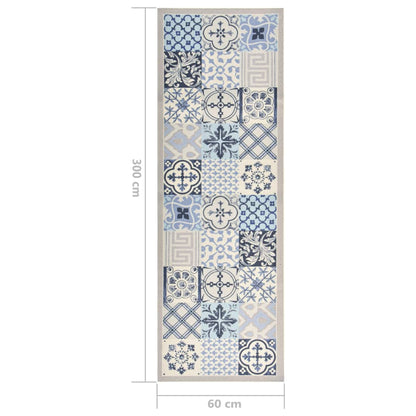 Kitchen Carpet Washable Mosaic 60x300 cm