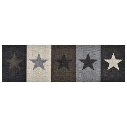 Kitchen Carpet Washable Stars 45x150 cm