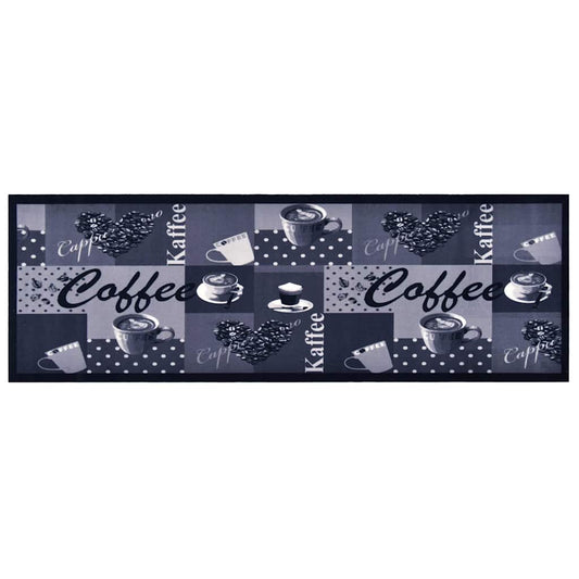 Kitchen Carpet | Coffee Blue | Polyamide top with latex backing