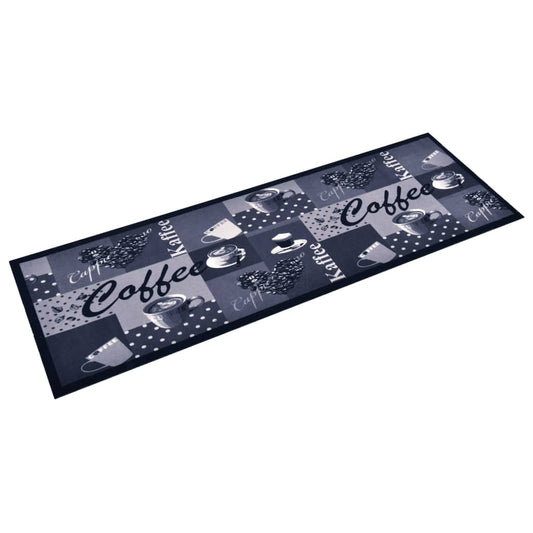 Kitchen Carpet | Coffee Blue | Polyamide top with latex backing