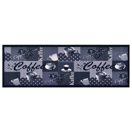 Kitchen Carpet | Coffee Blue | Polyamide | 60x180 cm | Kitchen Carpet