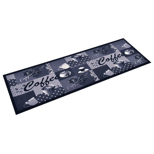 Kitchen Carpet | Coffee Blue | Polyamide | 60x180 cm | Kitchen Carpet