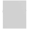 2 Piece Bathroom Furniture Set White Engineered Wood