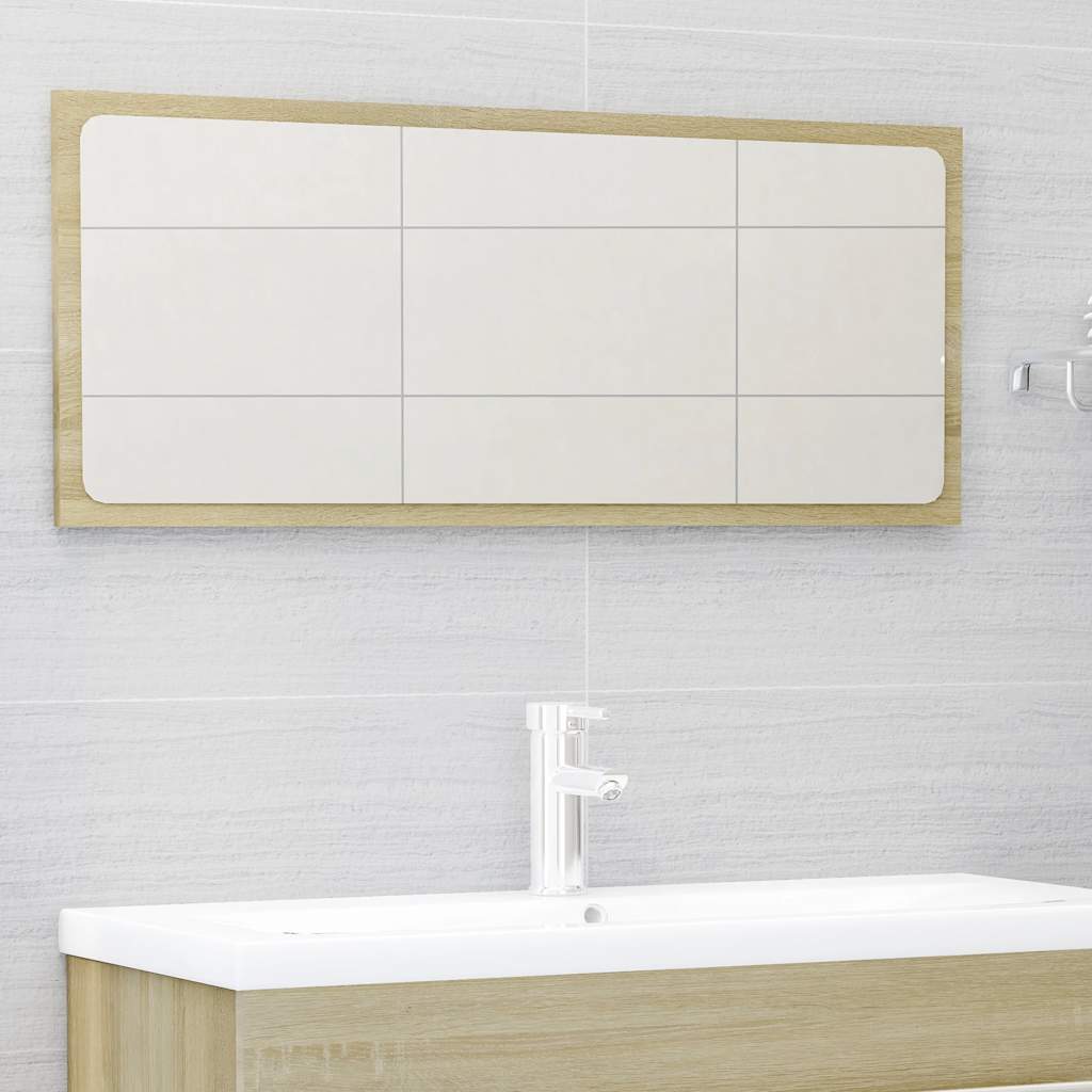 Bathroom Furniture Set | Sonoma oak | Engineered wood | Large