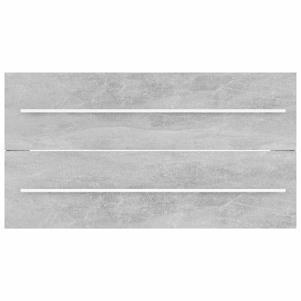 Bathroom Furniture Set | Concrete grey | Engineered wood | Medium