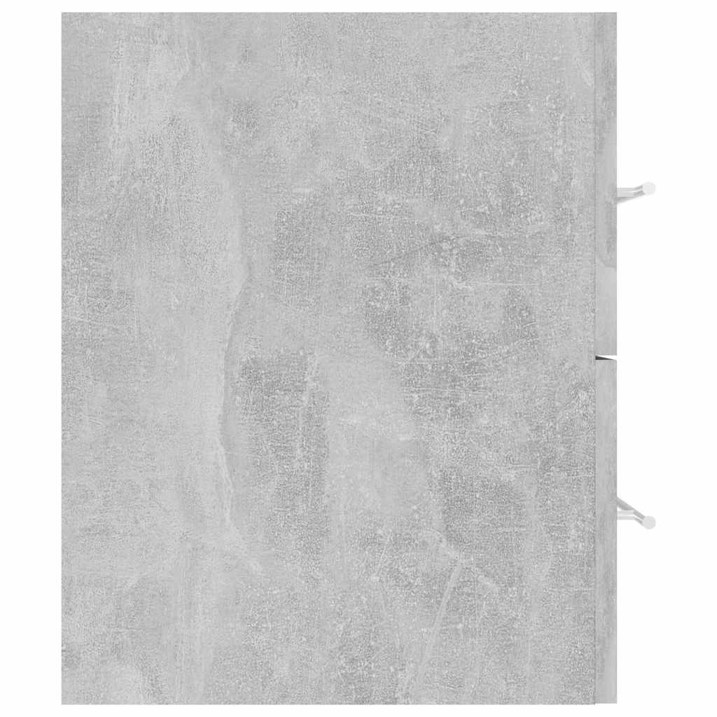 Bathroom Furniture Set | Concrete grey | Engineered wood | Medium
