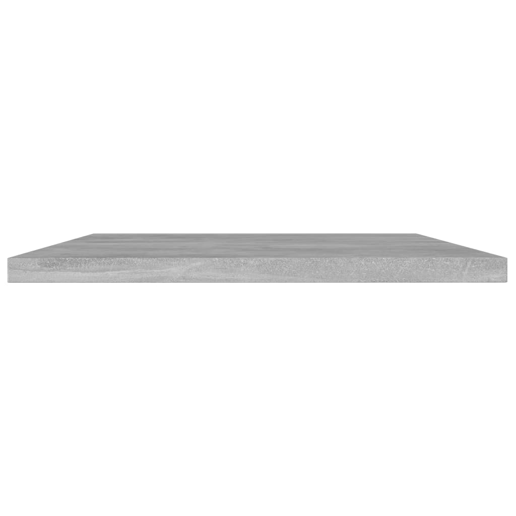 Bookshelf Boards 4 pcs Concrete Gray 15.7"x11.8"x0.6" Engineered Wood