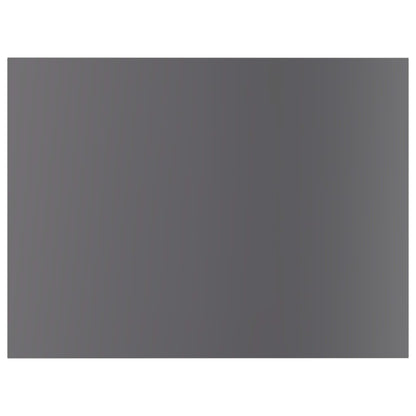 Bookshelf Boards 4 pcs High Gloss Gray 15.7"x11.8"x0.6" Engineered Wood