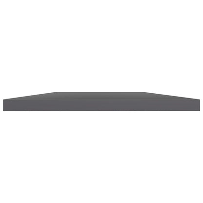 805169 vidaXL Bookshelf Boards 8 pcs High Gloss Grey 40x30x1,5 cm Engineered Wood
