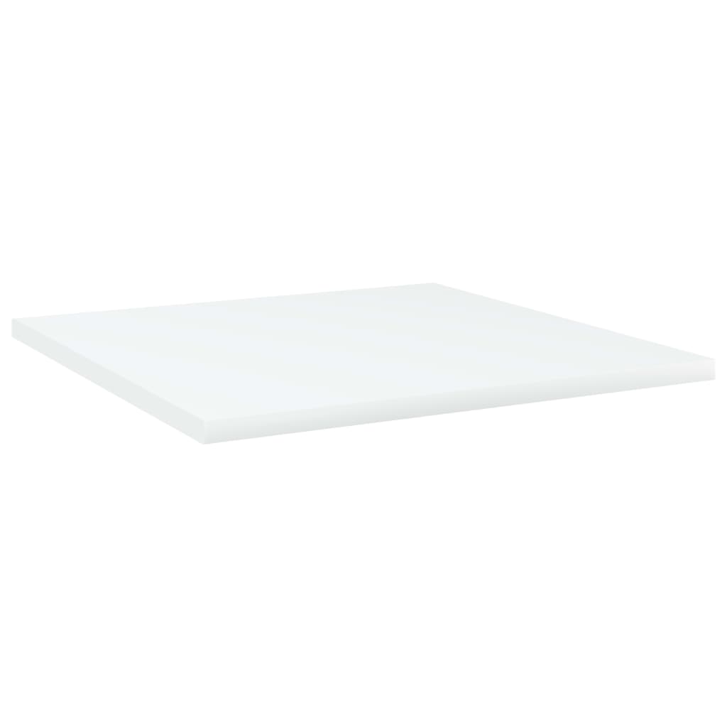 Bookshelf Boards 4 pcs White 40x40x1.5 cm Engineered Wood