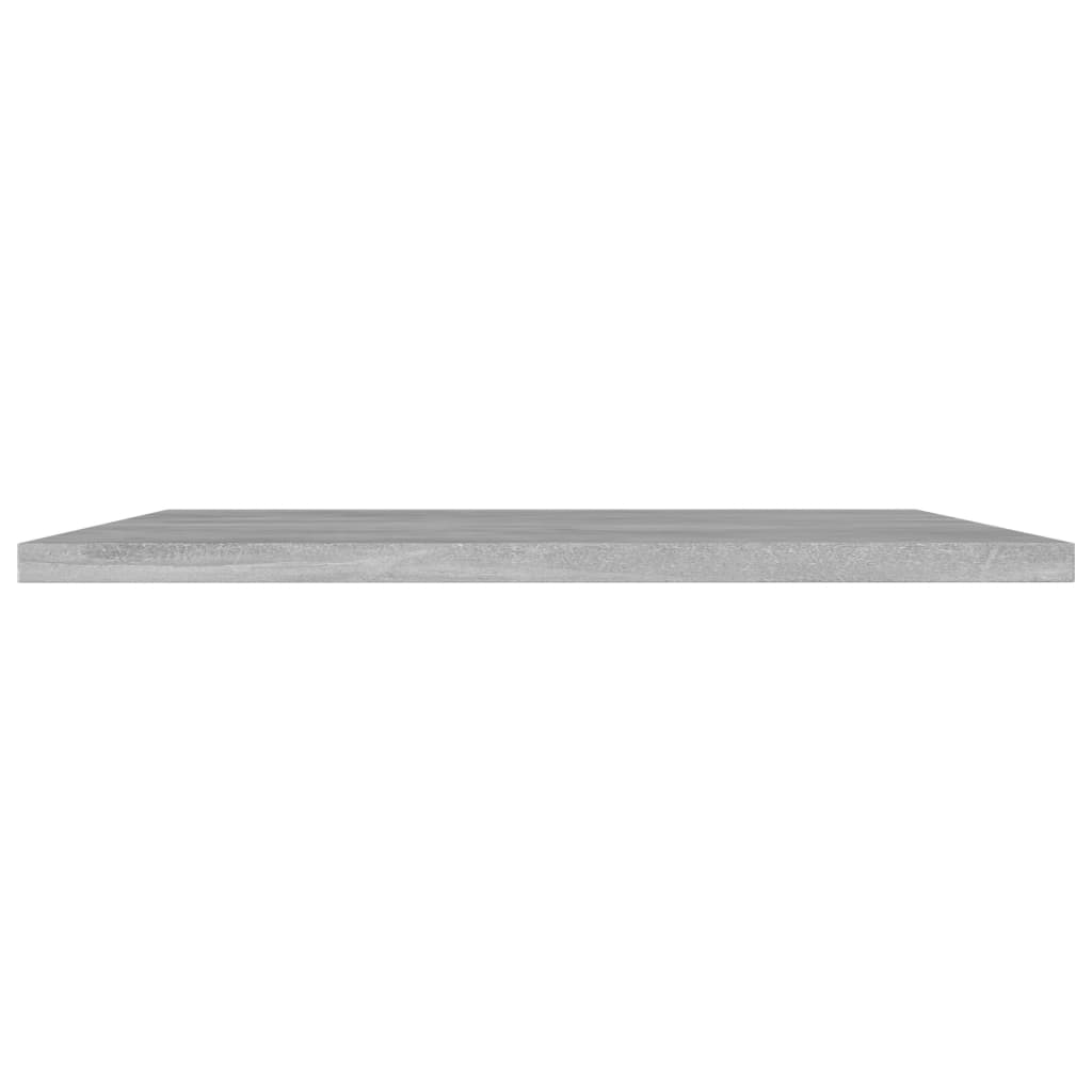 Bookshelf Boards 8 pcs Concrete Gray 15.7"x15.7"x0.6" Engineered Wood