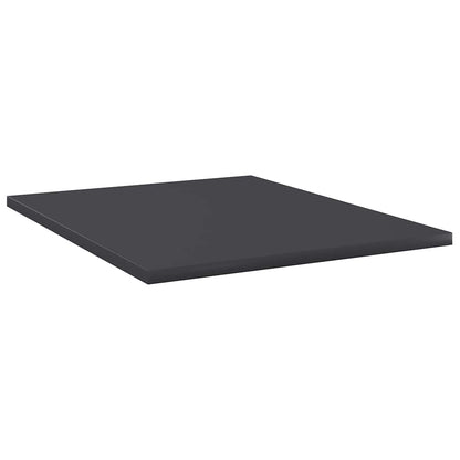 Bookshelf Boards 8 pcs Gray 15.7"x19.7"x0.6" Engineered Wood