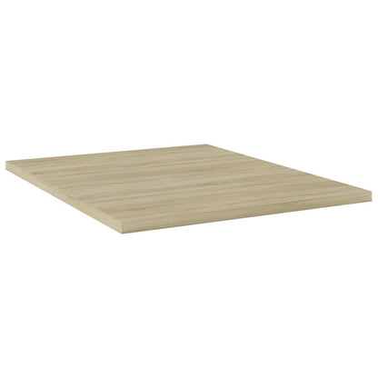 Bookshelf Boards 8 pcs Sonoma Oak 15.7"x19.7"x0.6" Engineered Wood