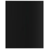 Bookshelf Boards 8 pcs High Gloss Black 40x50x1.5 cm Engineered Wood