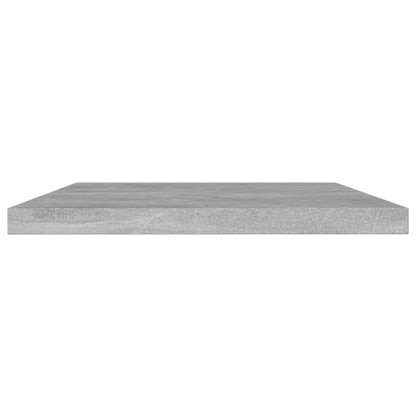 Bookshelf Boards 8 pcs Concrete Grey 60x10x1.5 cm Engineered Wood