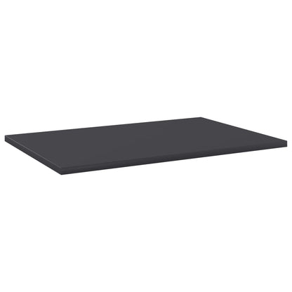 Bookshelf Boards 8 pcs Gray 23.6"x15.7"x0.6" Engineered Wood
