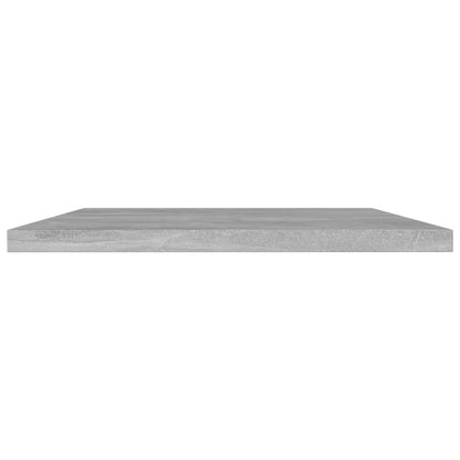 805259 vidaXL Bookshelf Boards 8 pcs Concrete Grey 60x40x1,5 cm Engineered Wood