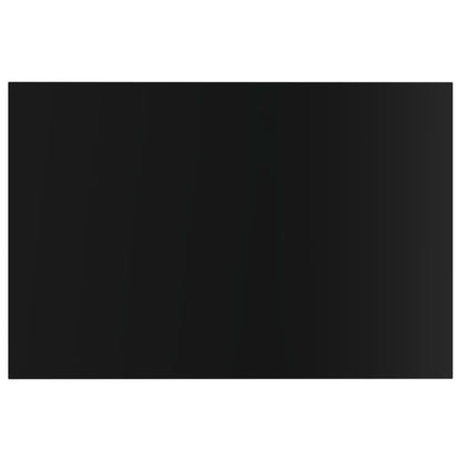 Bookshelf Boards 8 pcs High Gloss Black 23.6"x15.7"x0.6" Engineered Wood