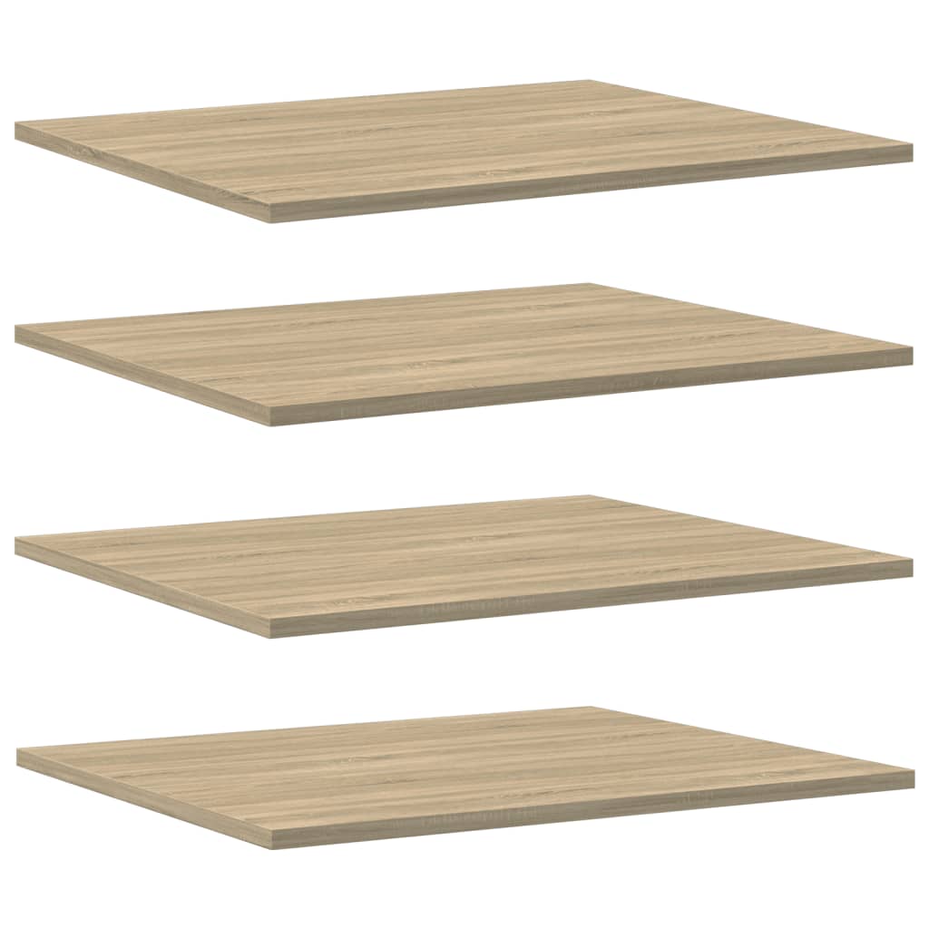 Bookshelf Boards 8 pcs Sonoma Oak 23.6"x19.7"x0.6" Engineered Wood